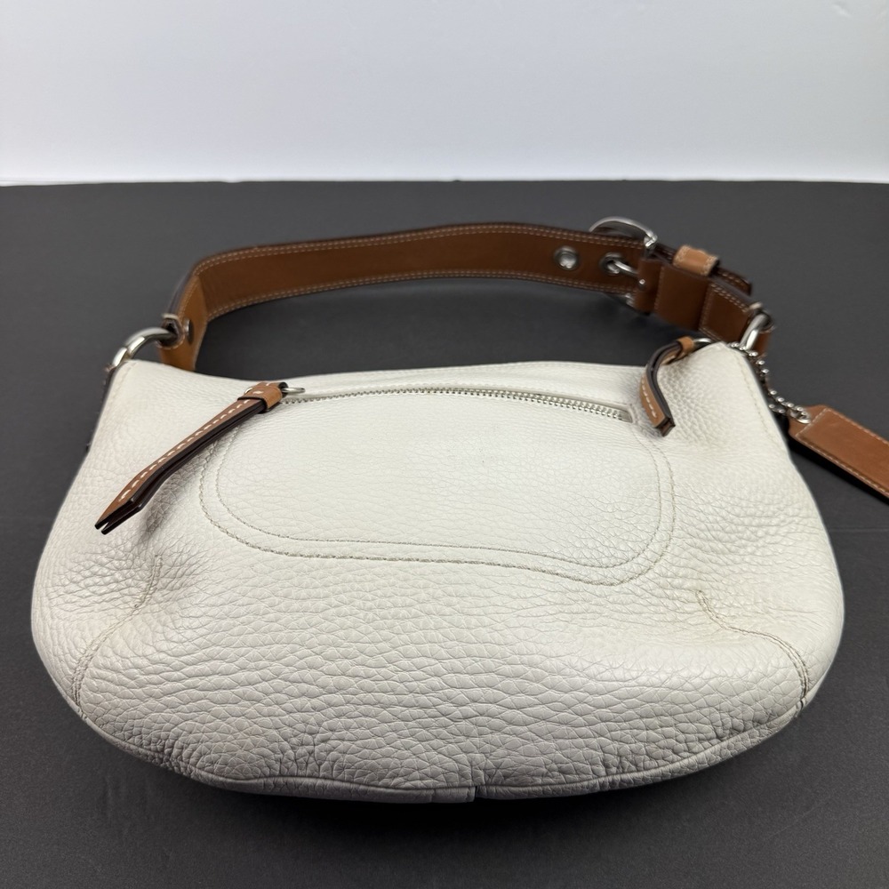 Coach Soho Handbag F13106 Ivory Leather Y2K Shoulder Bag With Hangtag - Picture 4 of 15